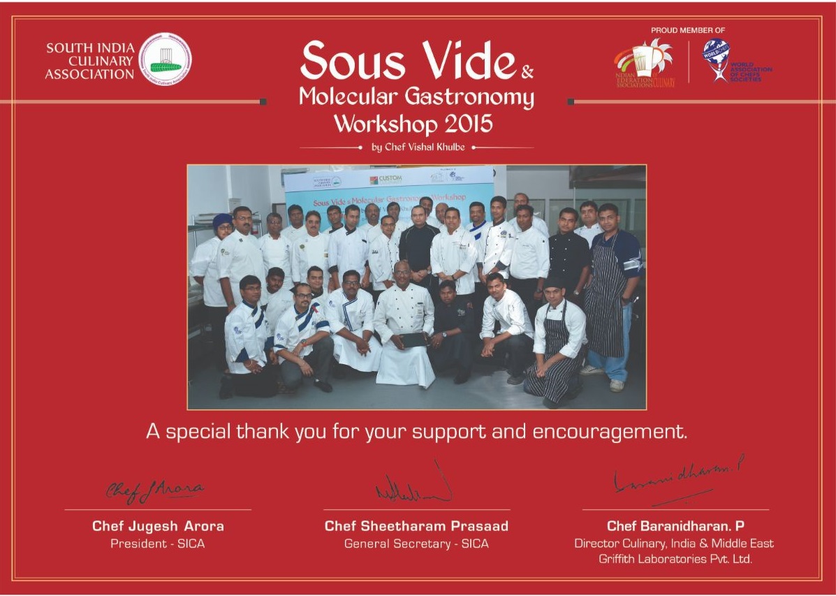 Sous Vide and Molecular Gastronomy Workshop 2015